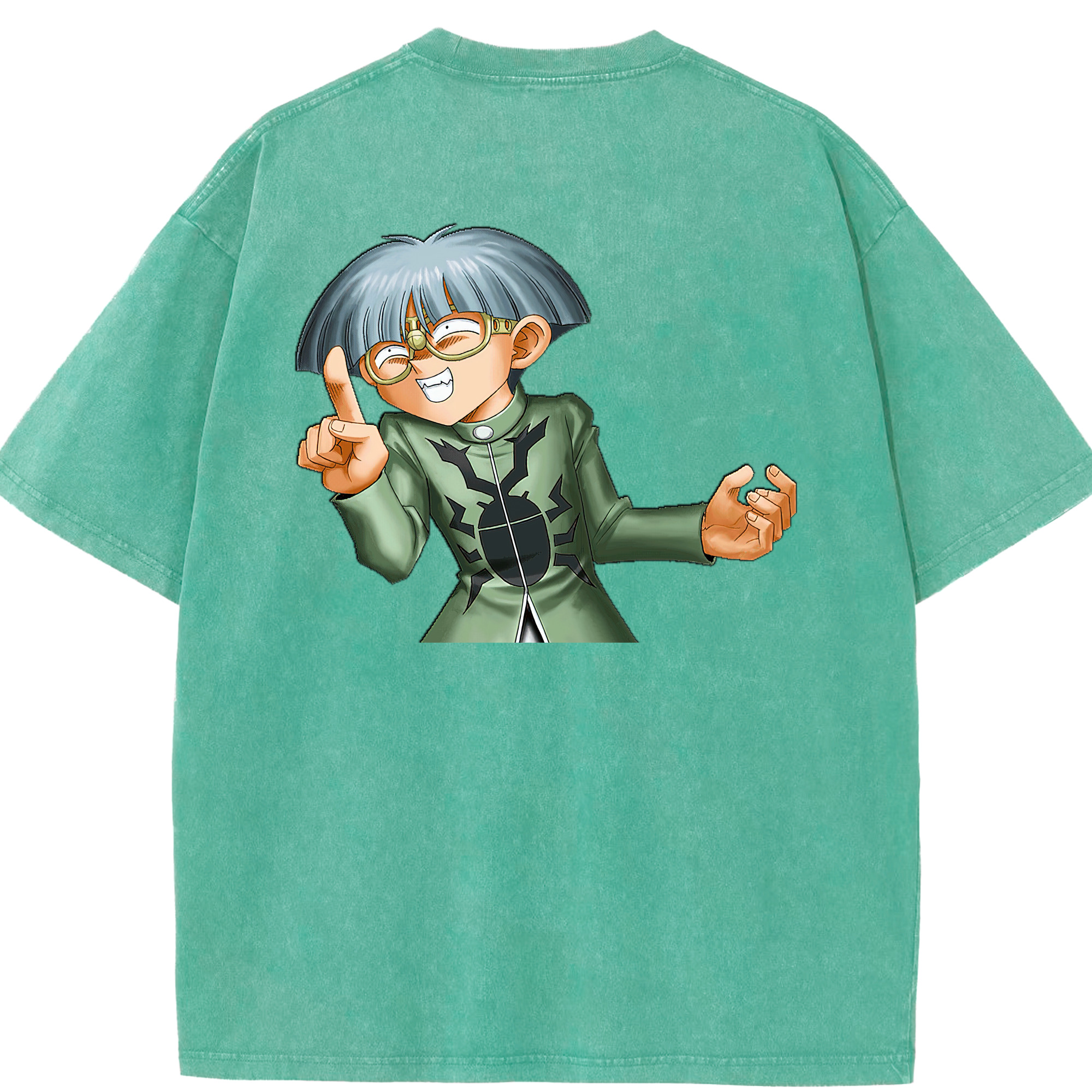 （画像用） 遊☆戯☆王 Yu-Gi-Oh! 綿100% ヴィンテージ風 半袖Tシャツ（背面プリント）